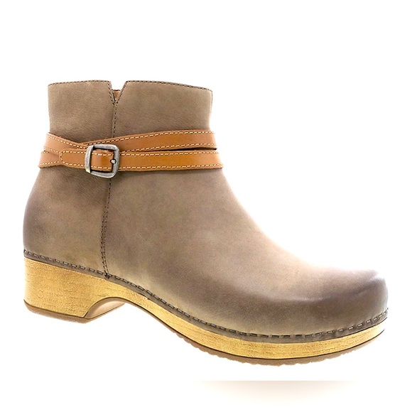 Dansko Shoes - 🆕Dansko Women Ankle Boots Brook Nubuck Taupe Burnished  7-7.5/38 & 8-8.5/39 $184